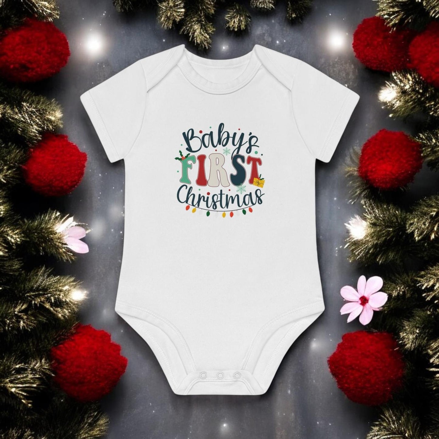 Baby's First Christmas Onesie