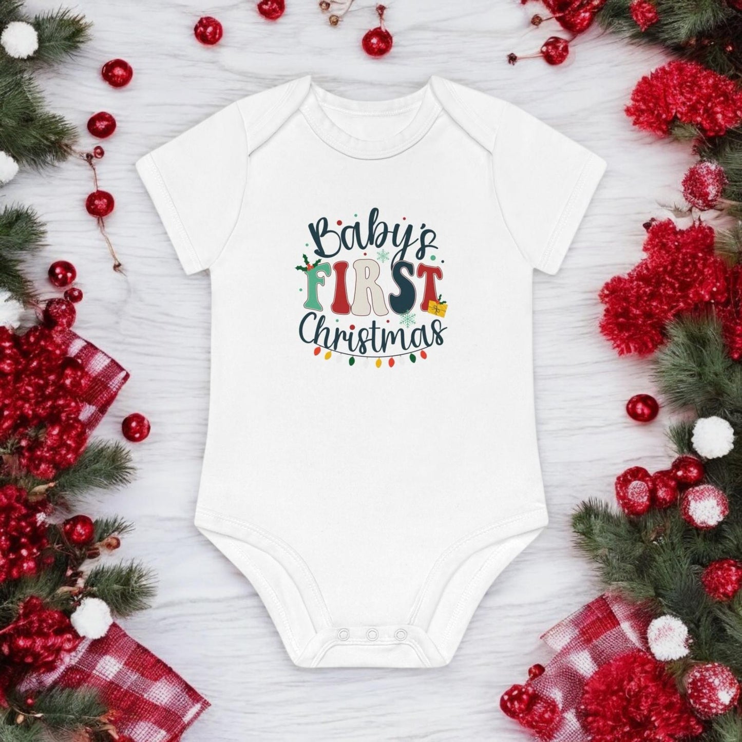 Baby's First Christmas Onesie
