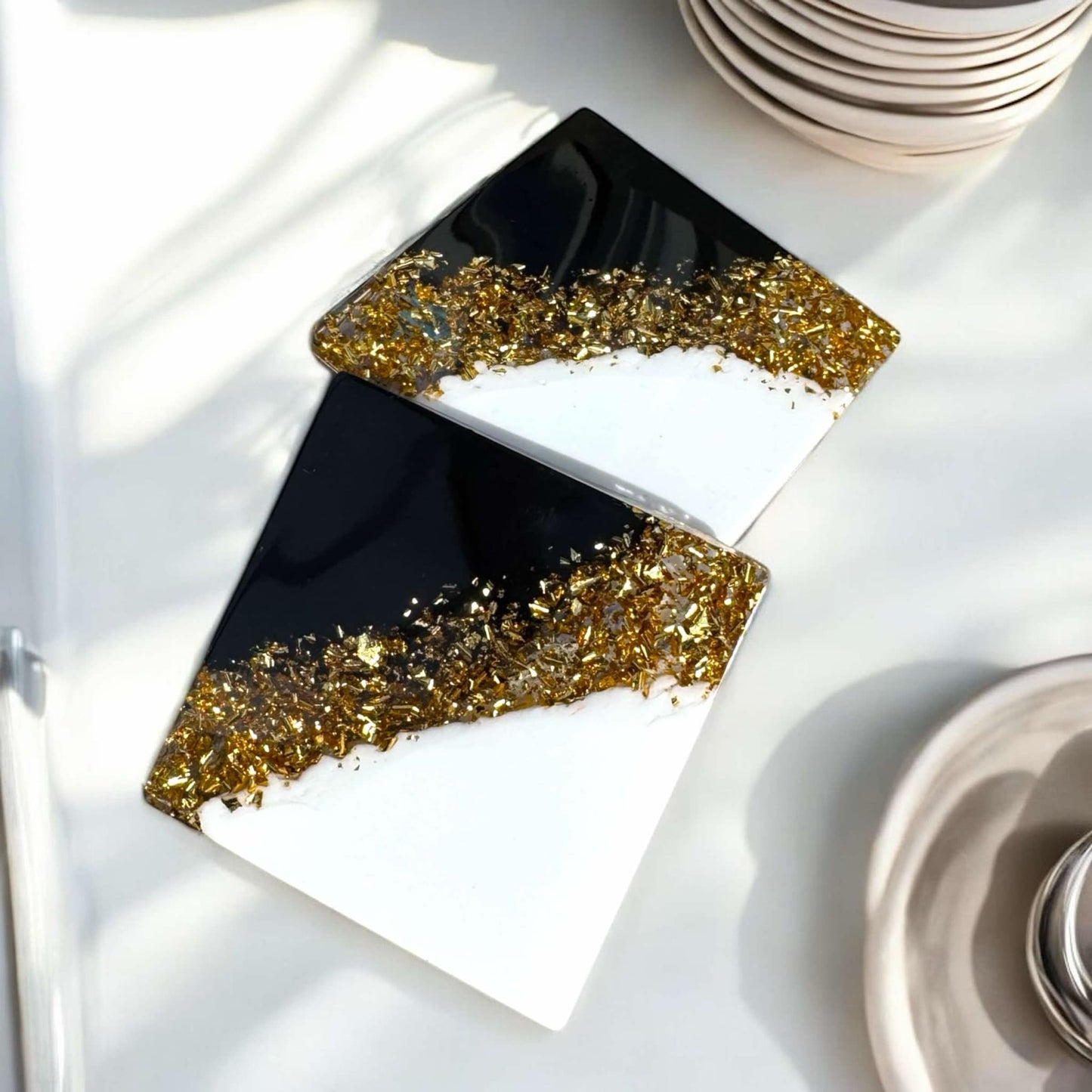 Eclipse Luxe Resin Coaster