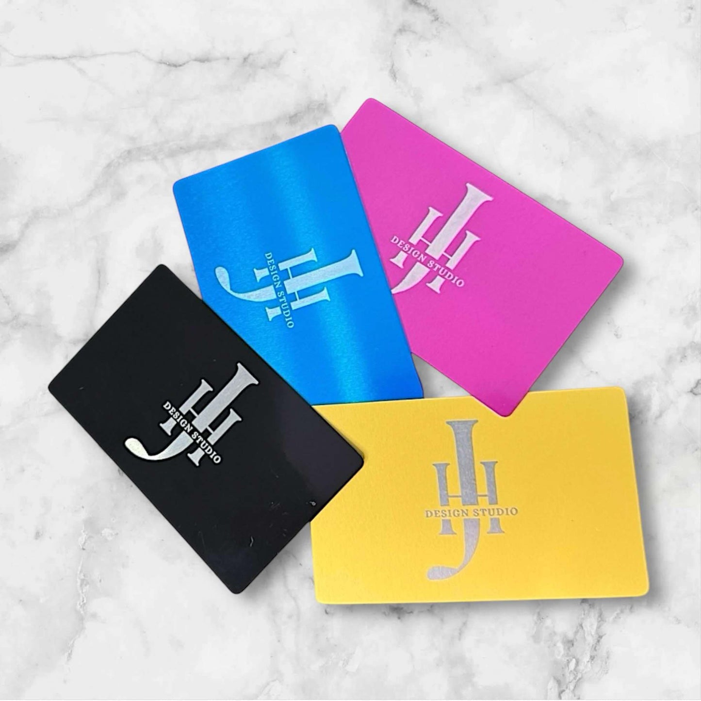 Premium Engraved Metal Business Cards