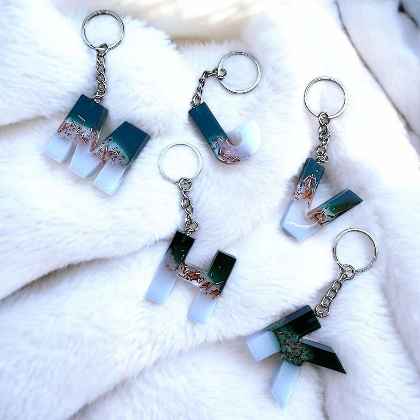 Milky Jade Luxe Keychains