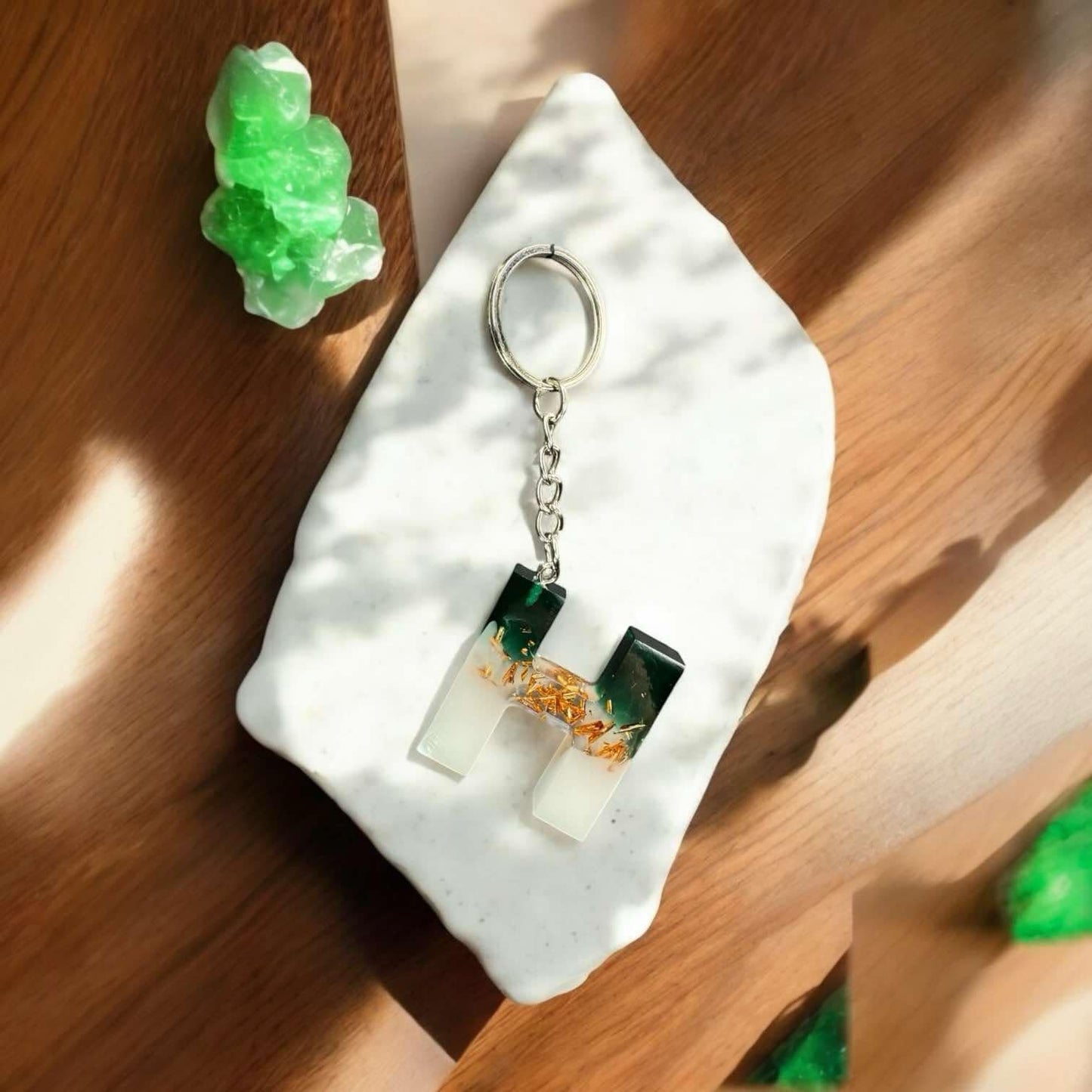 Milky Jade Luxe Keychains