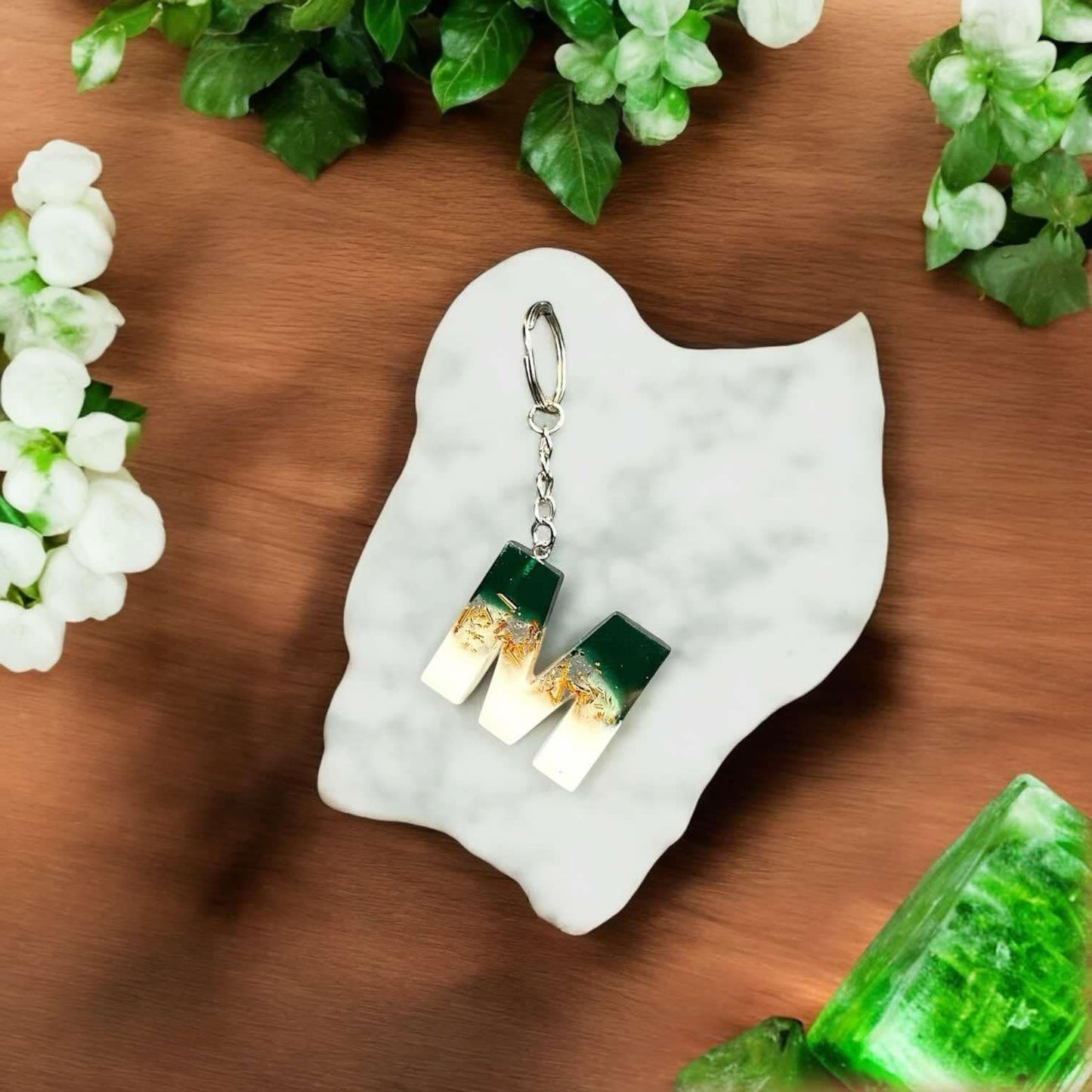 Milky Jade Luxe Keychains