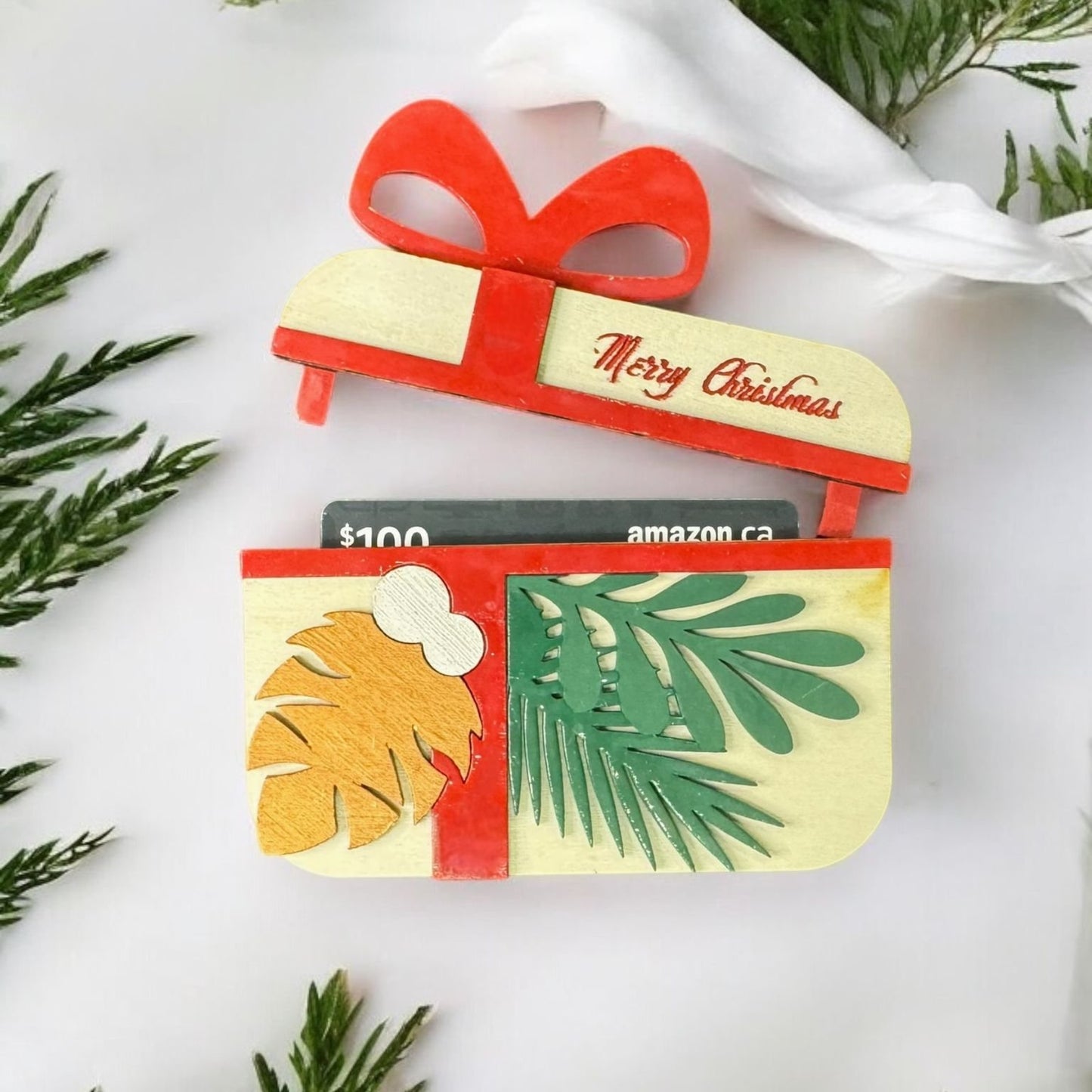 Pine Cone Gift Card Holder