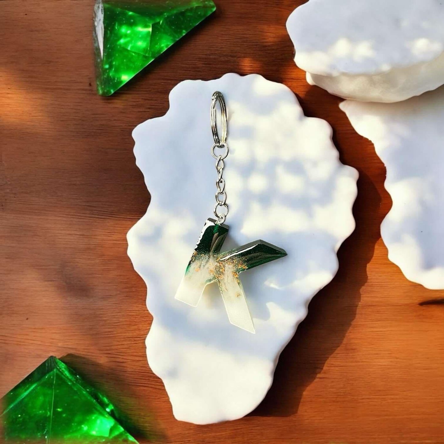 Milky Jade Luxe Keychains