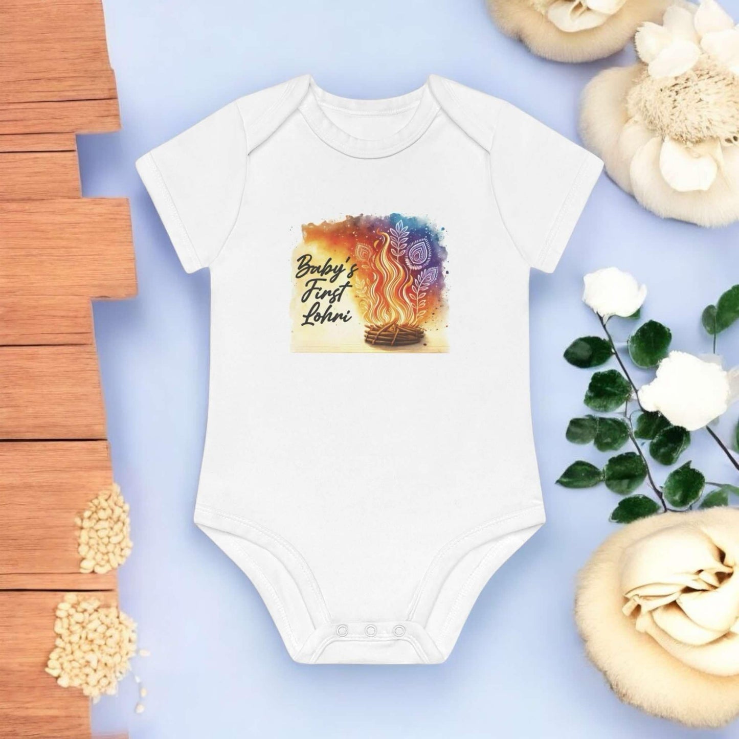 Amber Henna Lohri Onesie