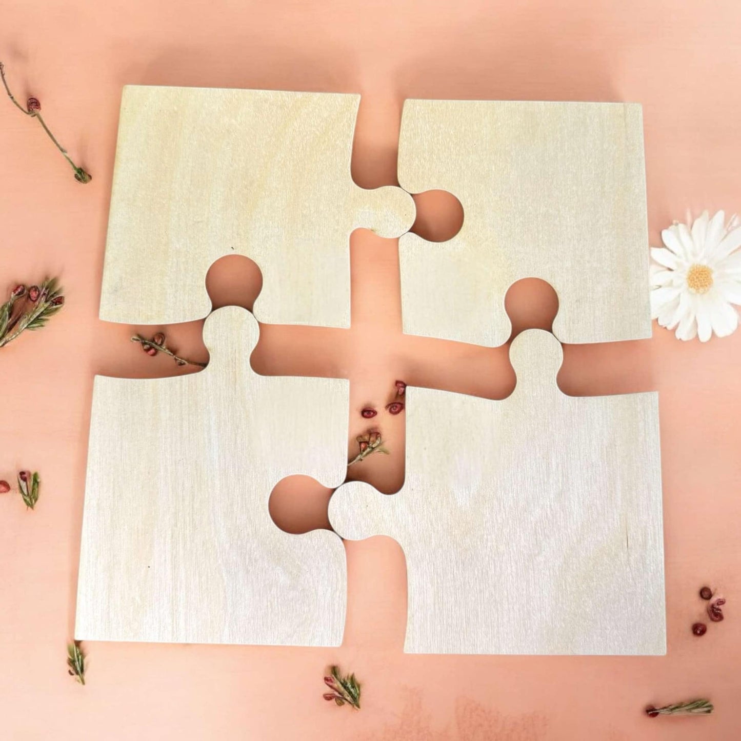 Jigsaw Puzzle Coaster Set (Set of 4)