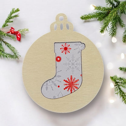 Die Cut Stocking Ornament (Set of 6)