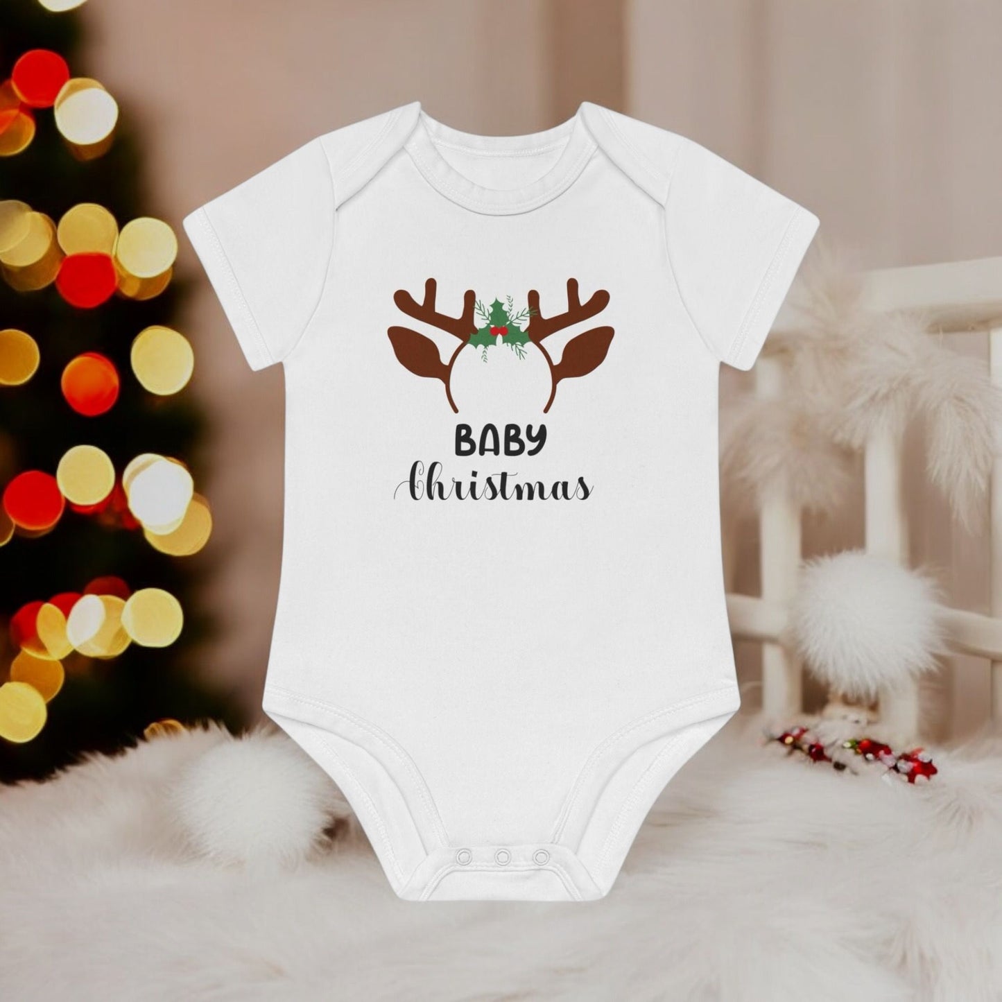 Baby Reindeer Antlers Onesie