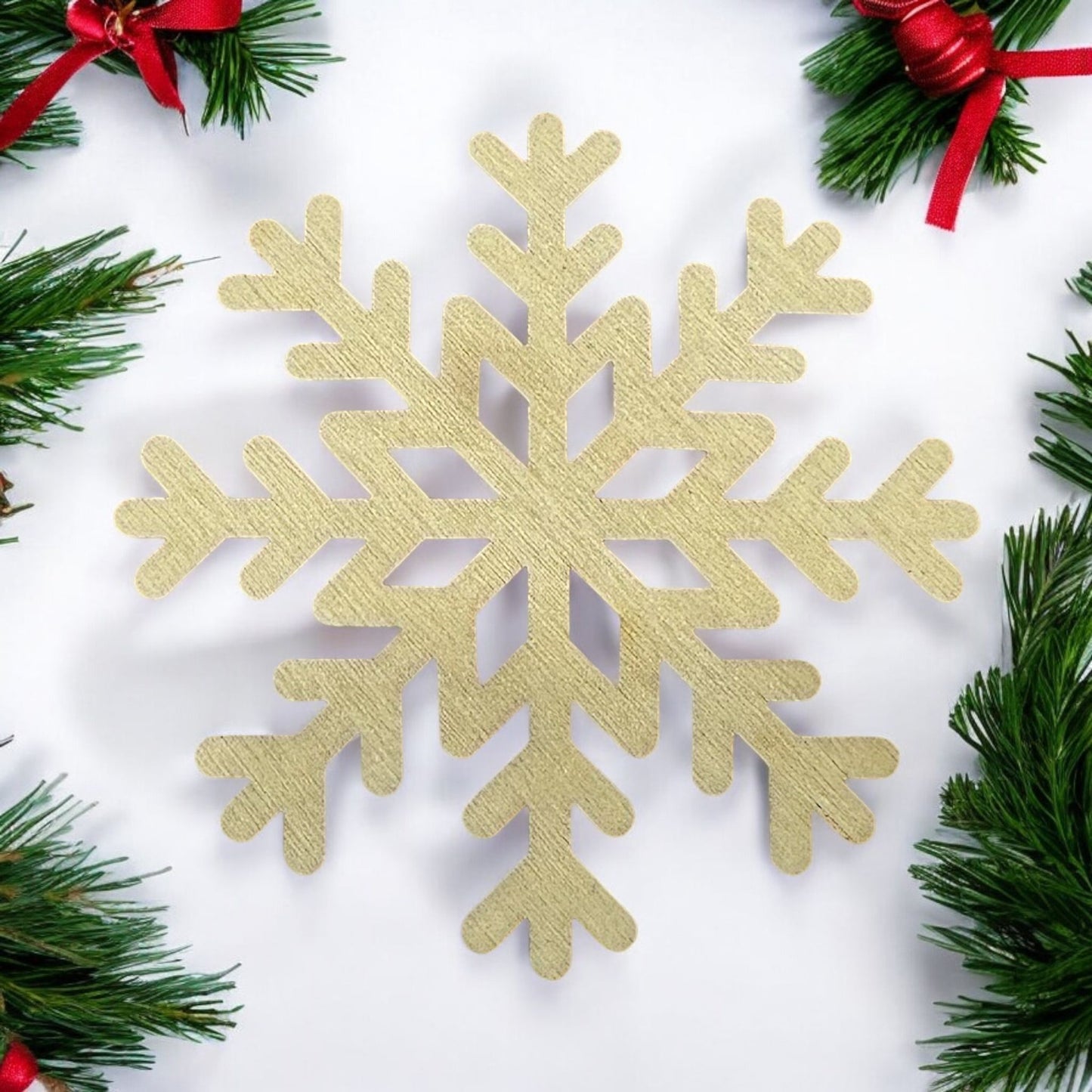 Snowflake Embellishment Ornament (Set of 6)