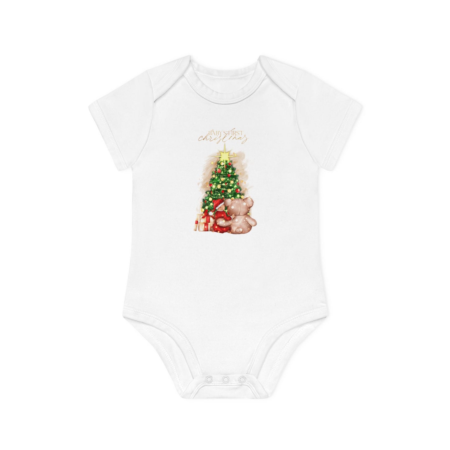 A Cute First Christmas Onesie