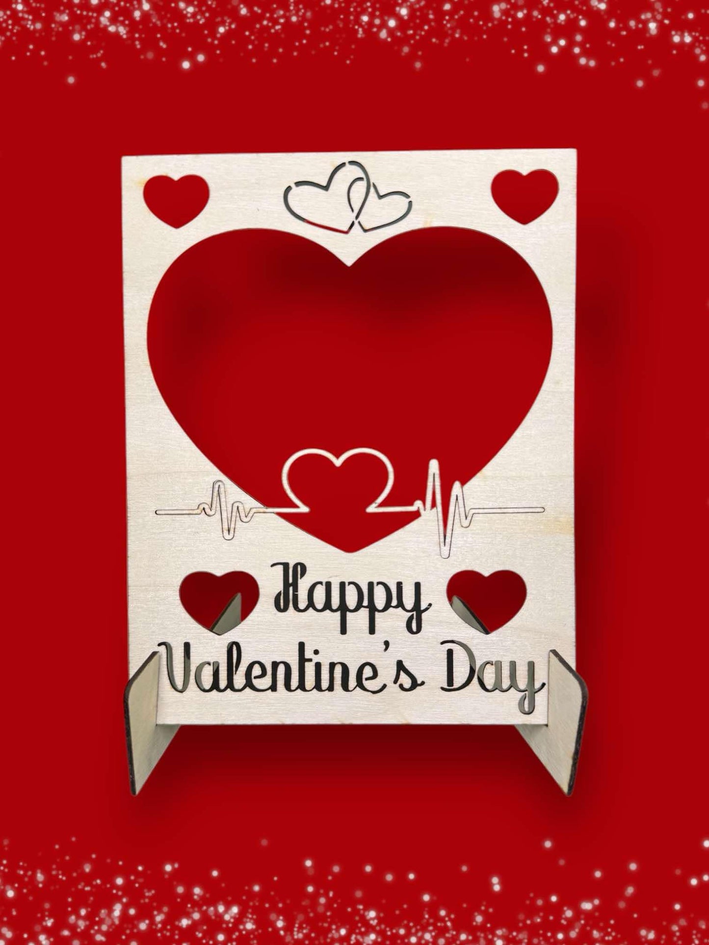 Heartbeat Valentine Frame