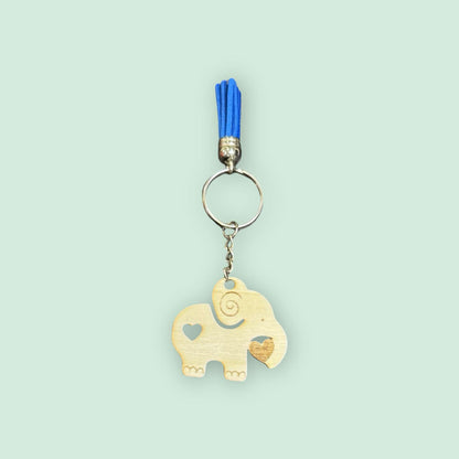 Elephant Couple Keychains
