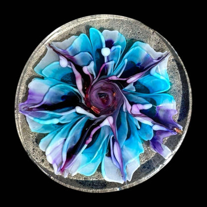Serene Floral Bloom Resin Coaster