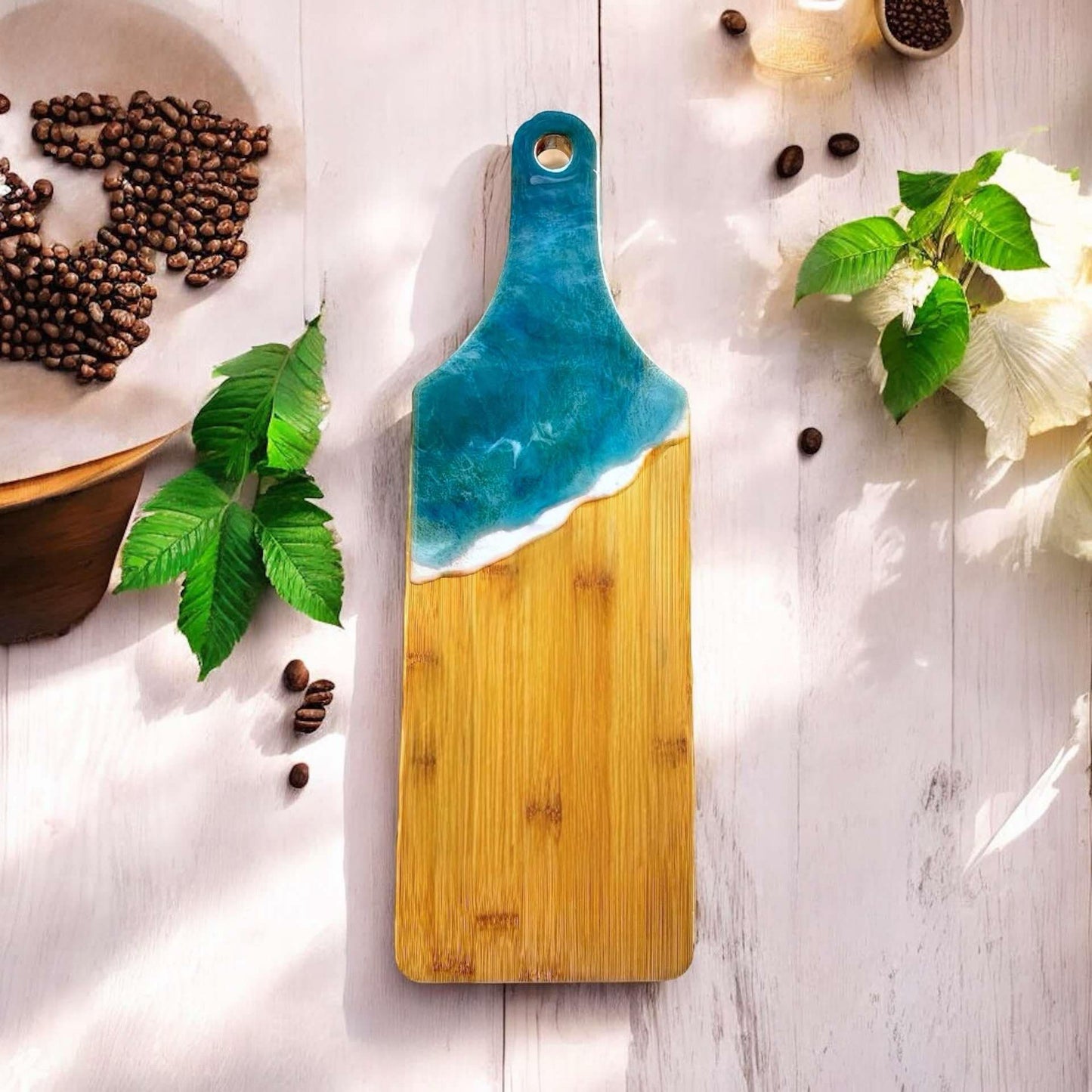 Resin Ocean Charcuterie Board