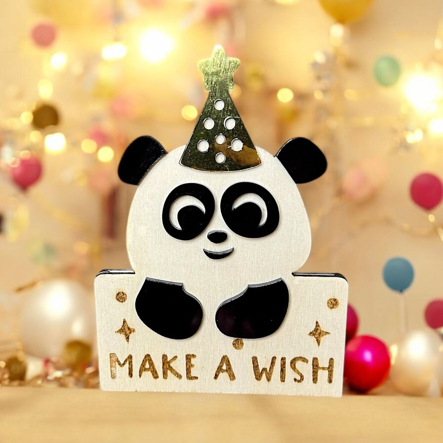 Panda Make  A Wish Gift Card Holder