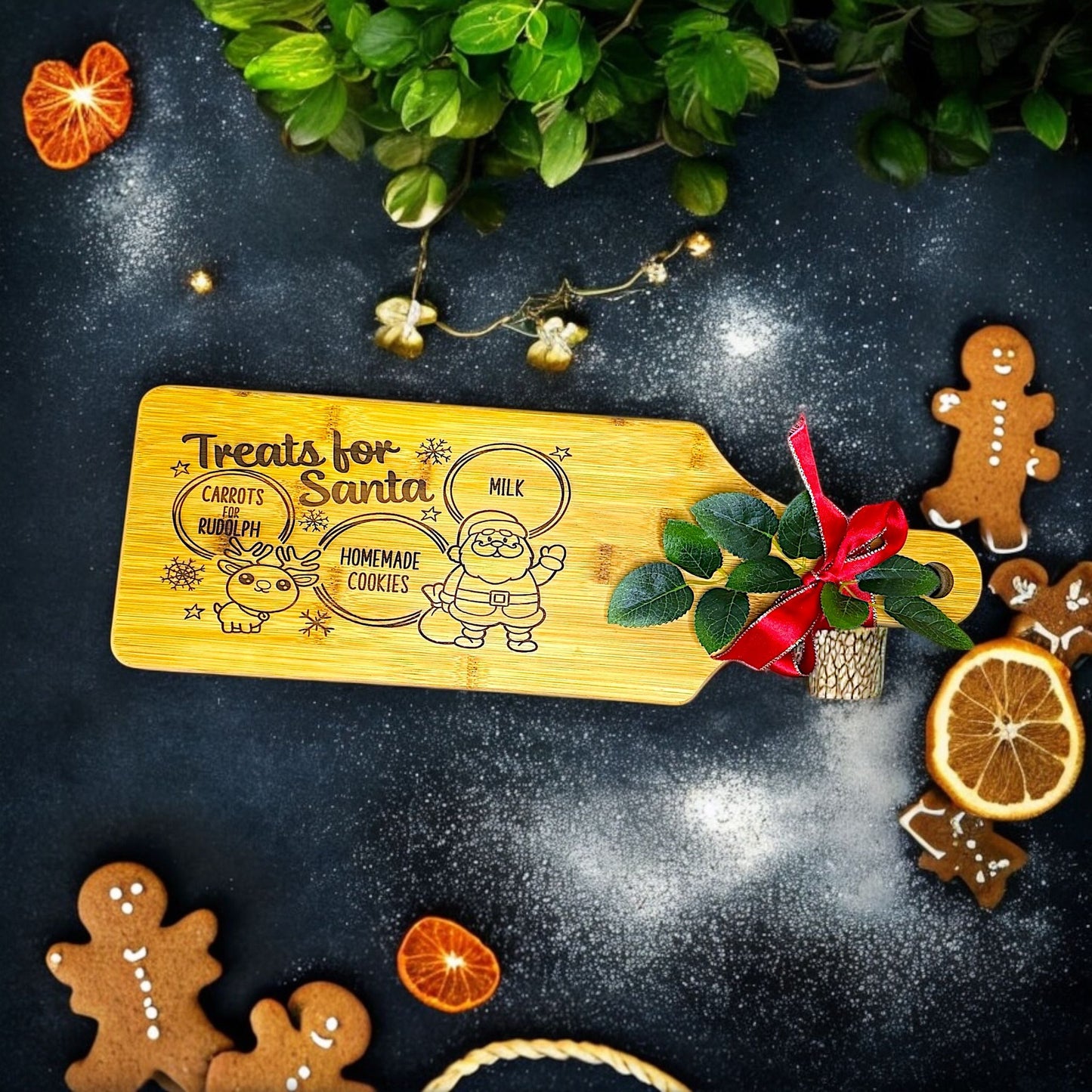 Treats for Santa Charcuterie Board