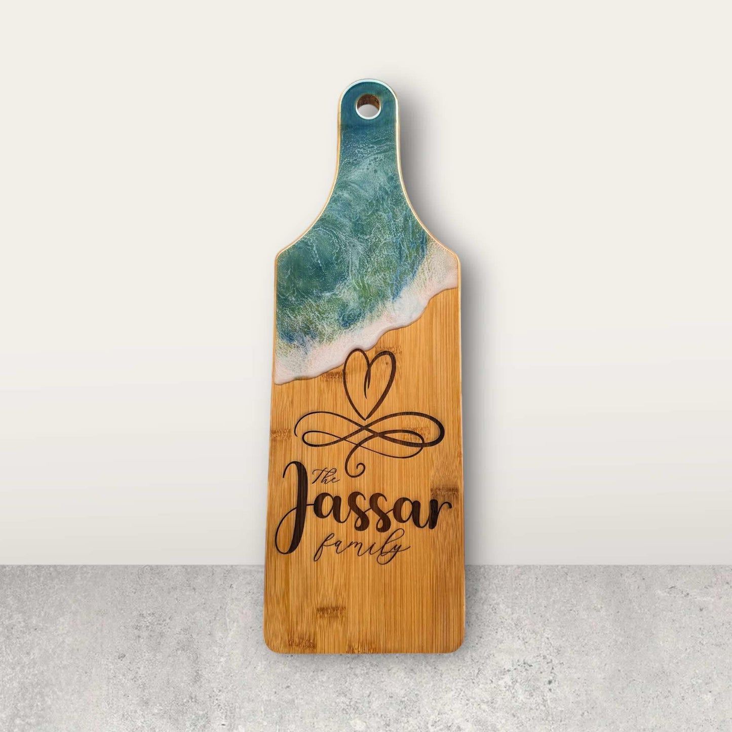 Resin Ocean Charcuterie Board