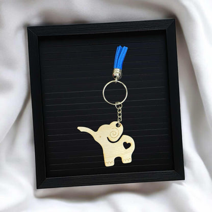 Elephant Couple Keychains