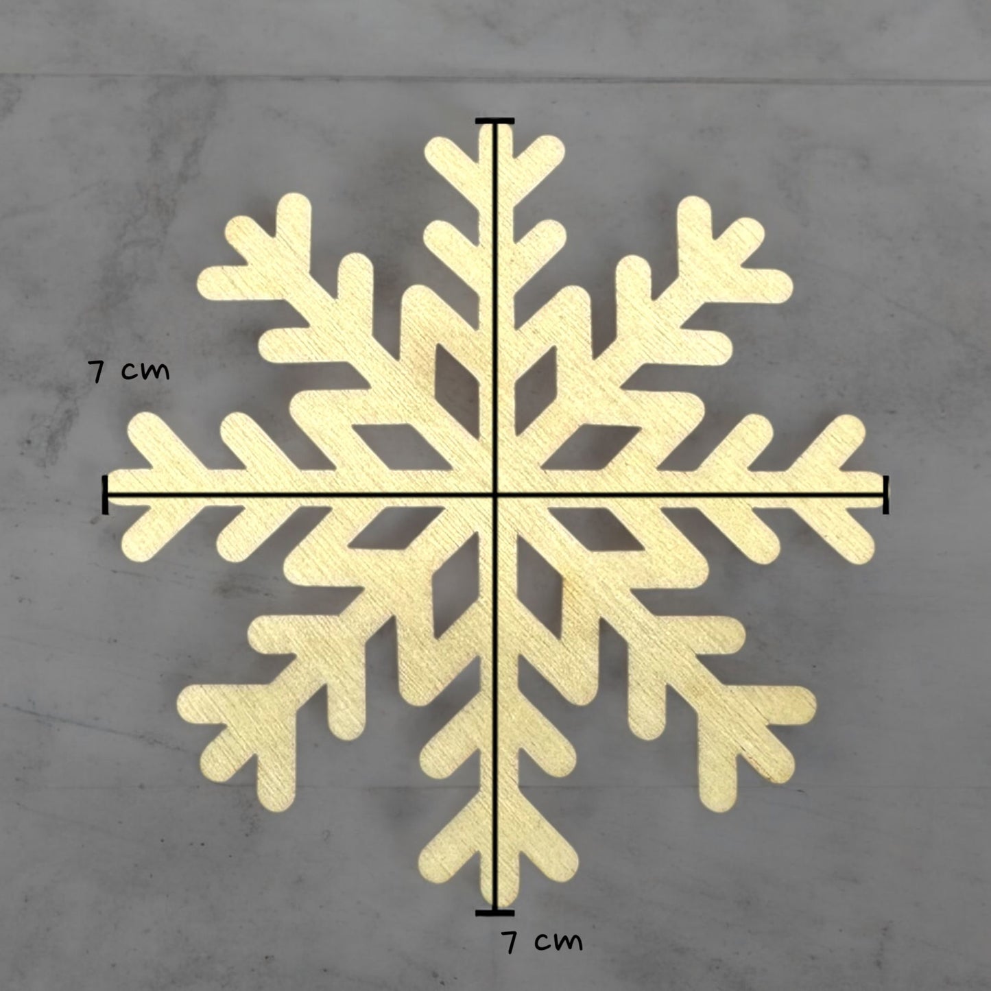 Snowflake Embellishment Ornament (Set of 6)