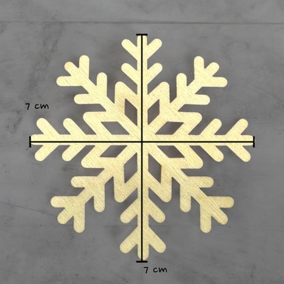 Snowflake Embellishment Ornament (Set of 6)