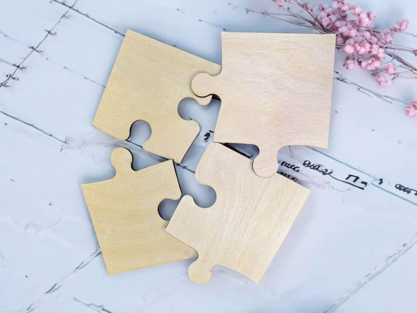 Jigsaw Puzzle Coaster Set (Set of 4)