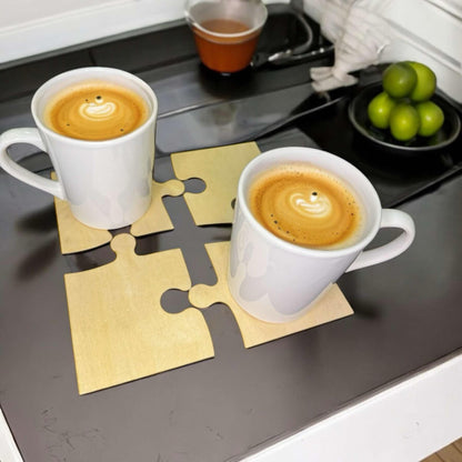 Jigsaw Puzzle Coaster Set (Set of 4)