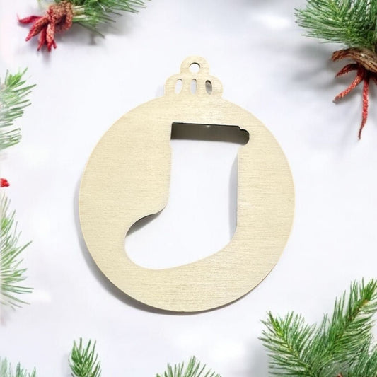 Die Cut Stocking Ornament (Set of 6)