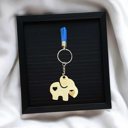 Elephant Couple Keychains