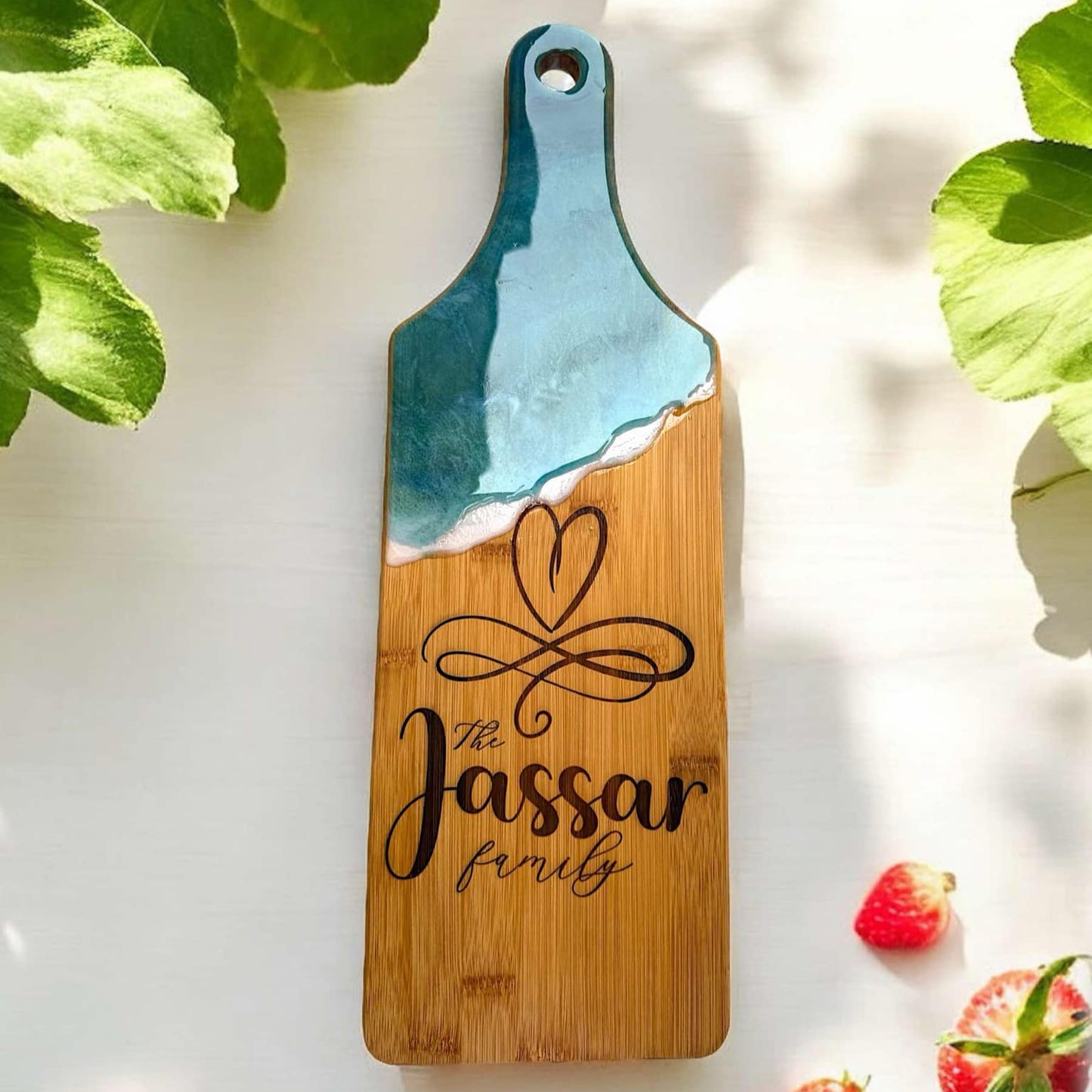 Resin Ocean Charcuterie Board