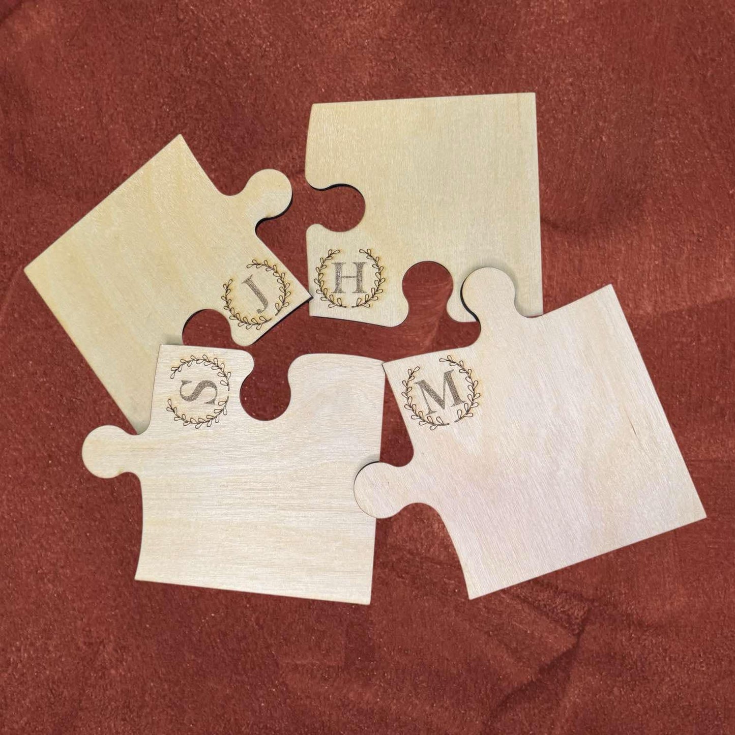 Jigsaw Puzzle Coaster Set (Set of 4)