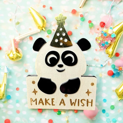 Panda Make  A Wish Gift Card Holder